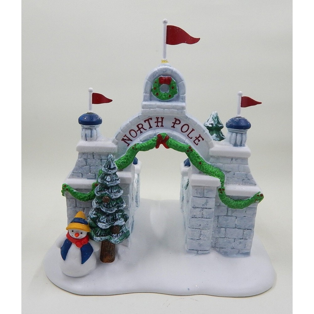 Dept 56 Heritage Village Collection "NORTH POLE GATE" Christmas Box #5632-4